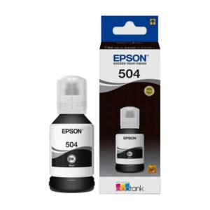 Botella de Tinta Epson T504 Negro 65ml Patzún