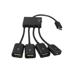 Cable adaptador OTG Micro USB 4 Puertos para Android y Tablets Patzún