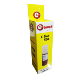 Botella de Tinta Epson Ecotank 544-504 E-Touch Amarillo 70ml Clinik PC
